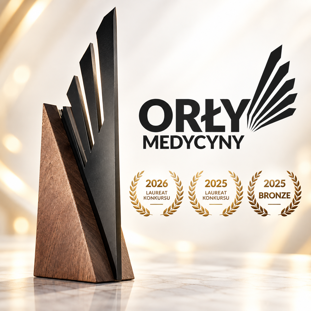 Statuetka i wyróżnienie Orły Medycyny 2025 dla Novazym – Brązowy Laureat